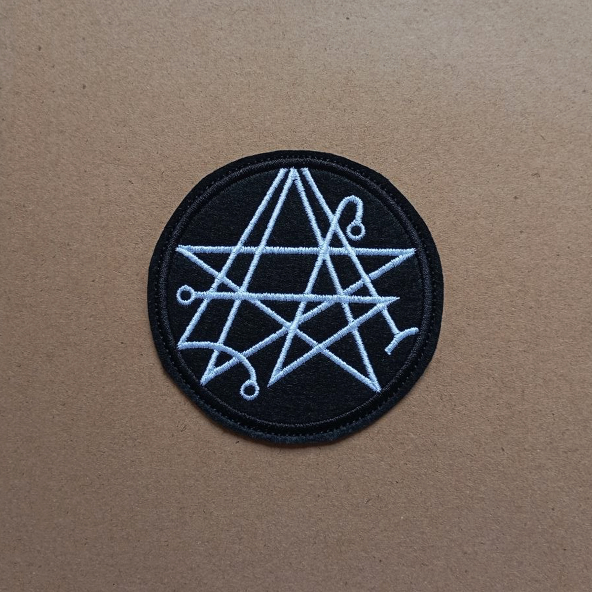 Necronomicon \symbol\ H.P. Lovecraft embroidered patch