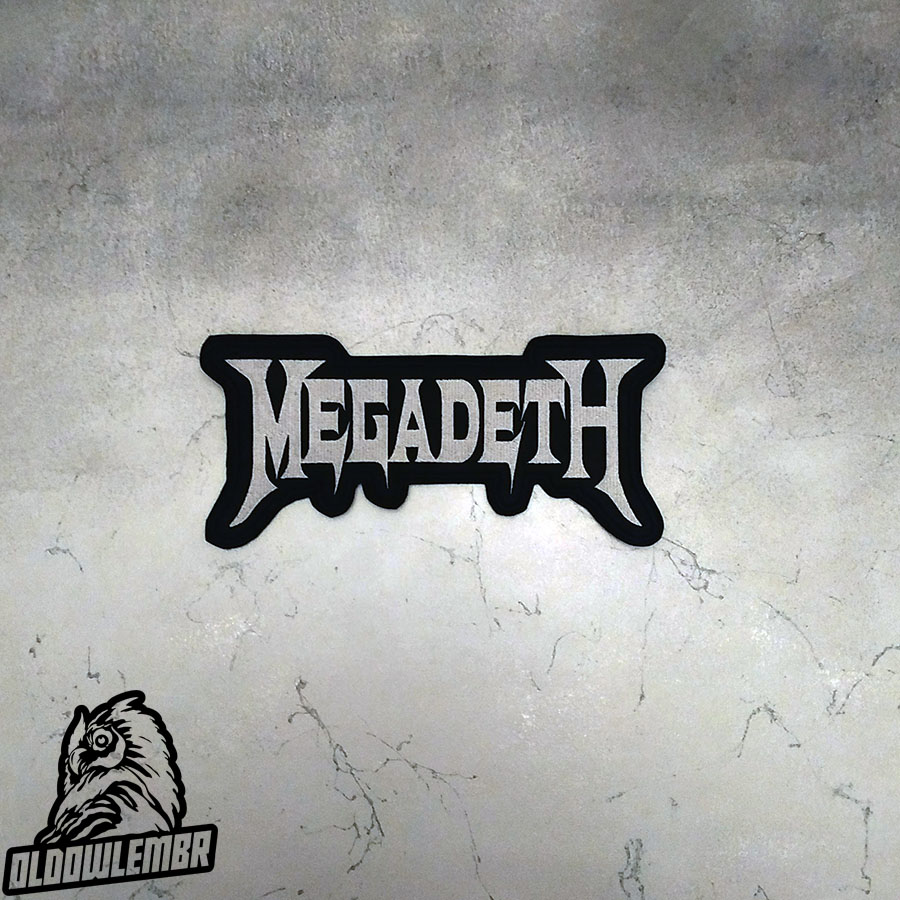 Megadeth \txt\ Thrash Speed Metal band embroidered back patch