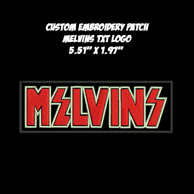 Melvins\logo\ Sludge Metal Band embroidered patch