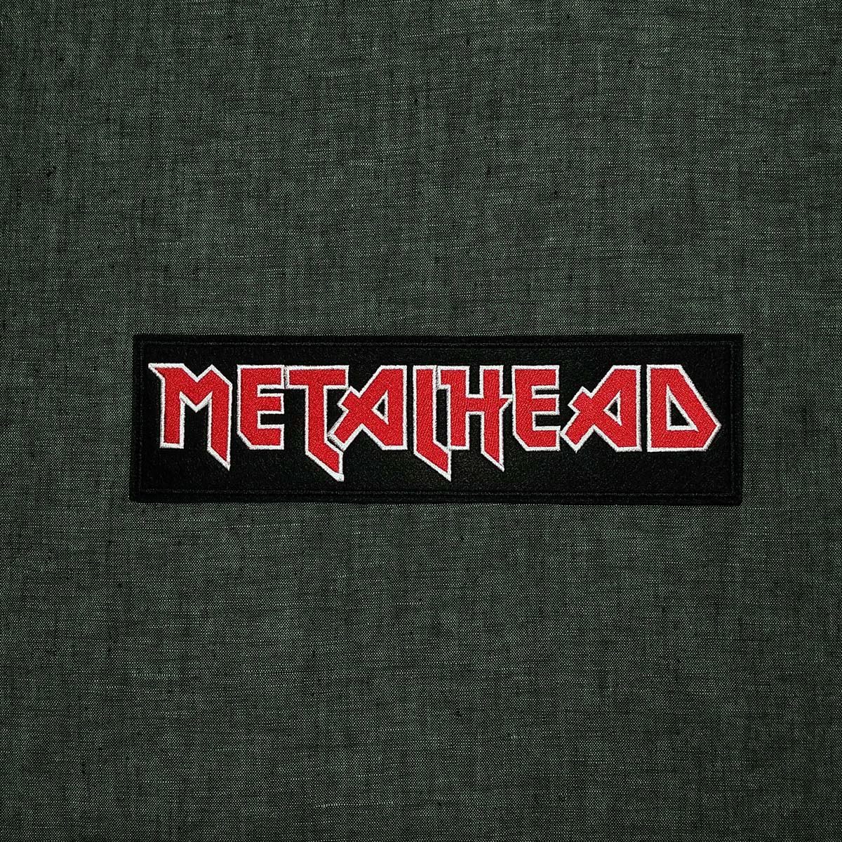 Metalhead \logo\ embroidered back patch
