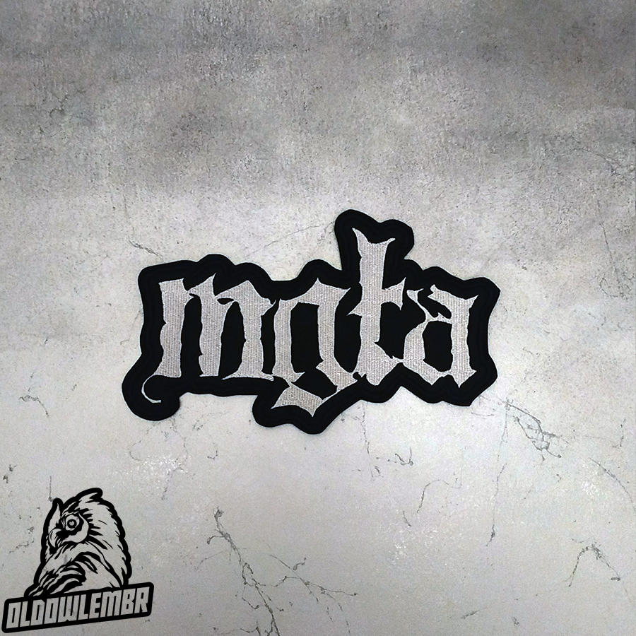 Mgla Black Metal band embroidered back patch