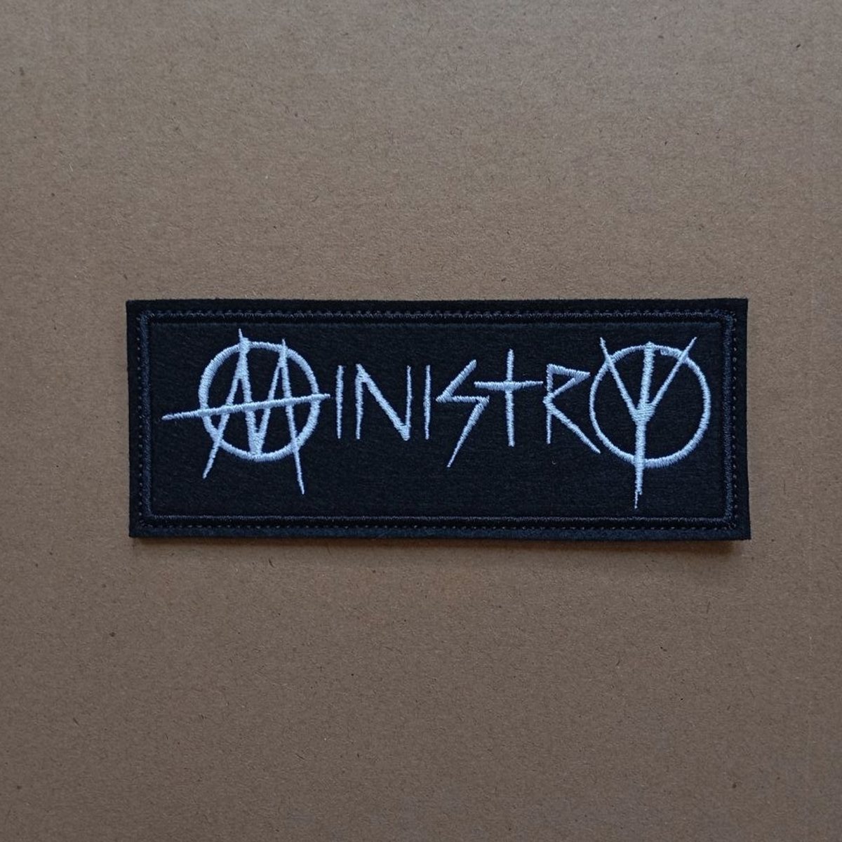 Ministry Industrial Rock Metal band embroidered patch