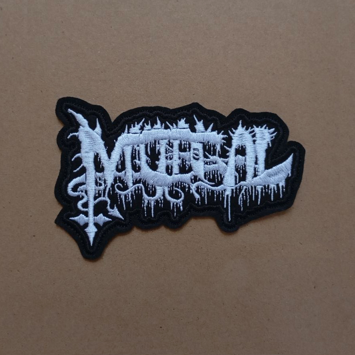 Morgal Black Thrash Metal band embroidered patch