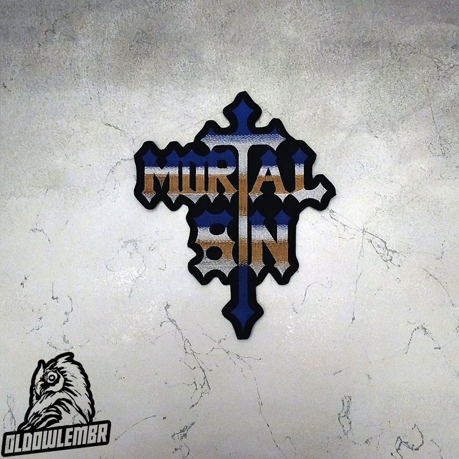 Mortal Sin Thrash Speed Metal Groove band embroidered back patch