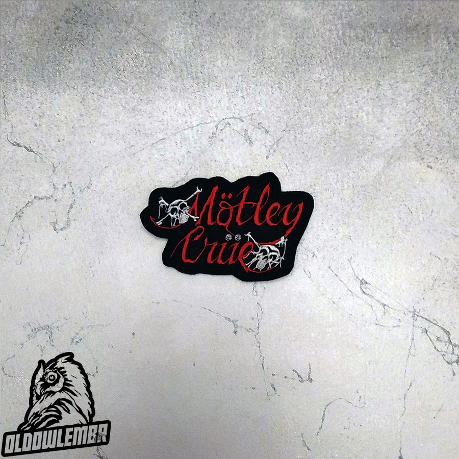 Motley Crue Heavy Metal Glam Hard Rock band embroidered patch