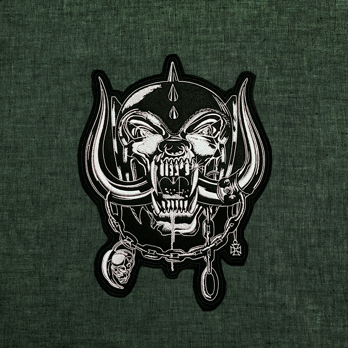 Motorhead \Pig War\ Heavy Metal band embroidered back patch