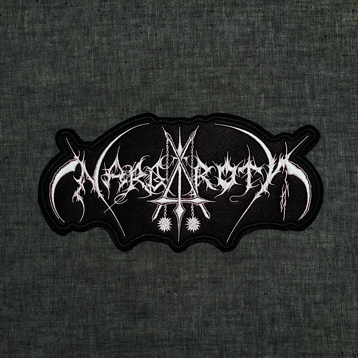 Nargaroth Black Metal band embroidered back patch