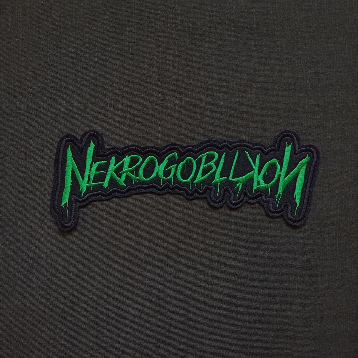 Nekrogoblikon Melodic Death Folk Metal embroidered back patch