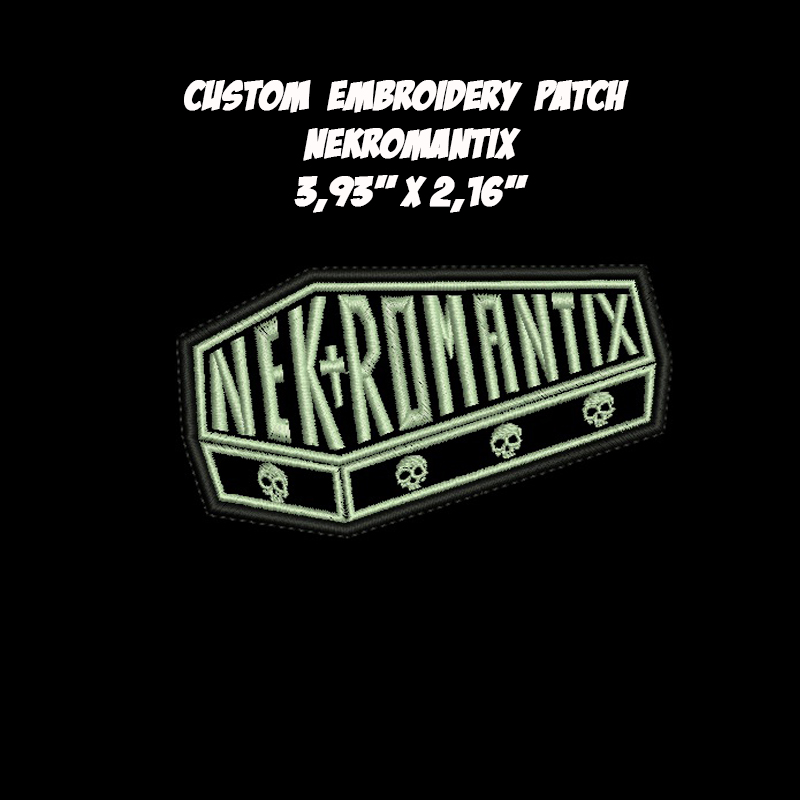 Nekromantix Psychobilly Horror Punk band embroidered patch
