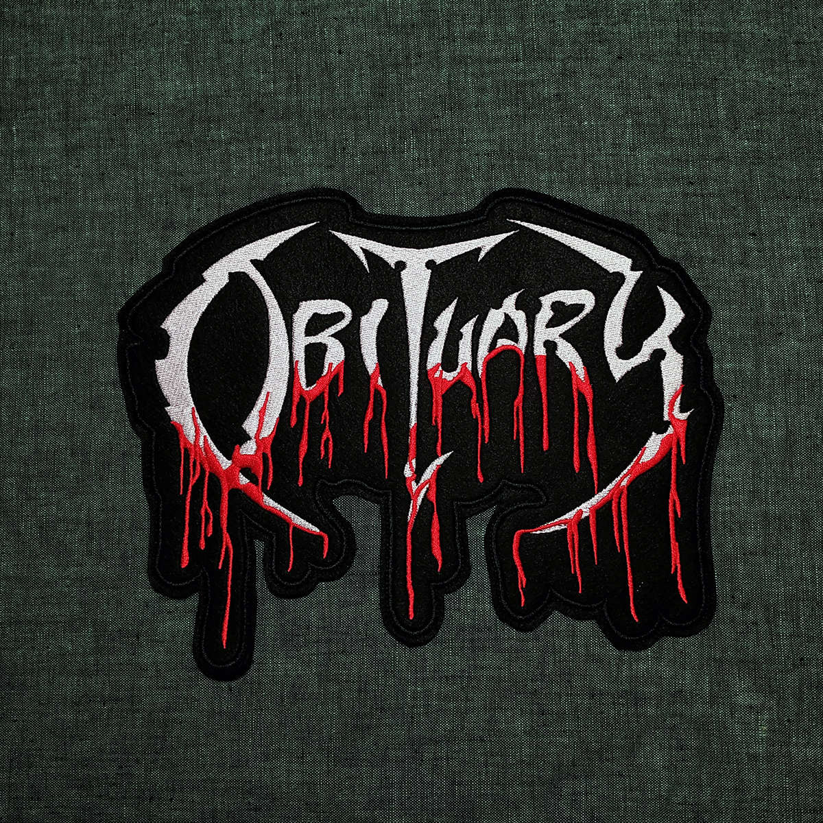 Obituary Death Metal band embroidered back patch