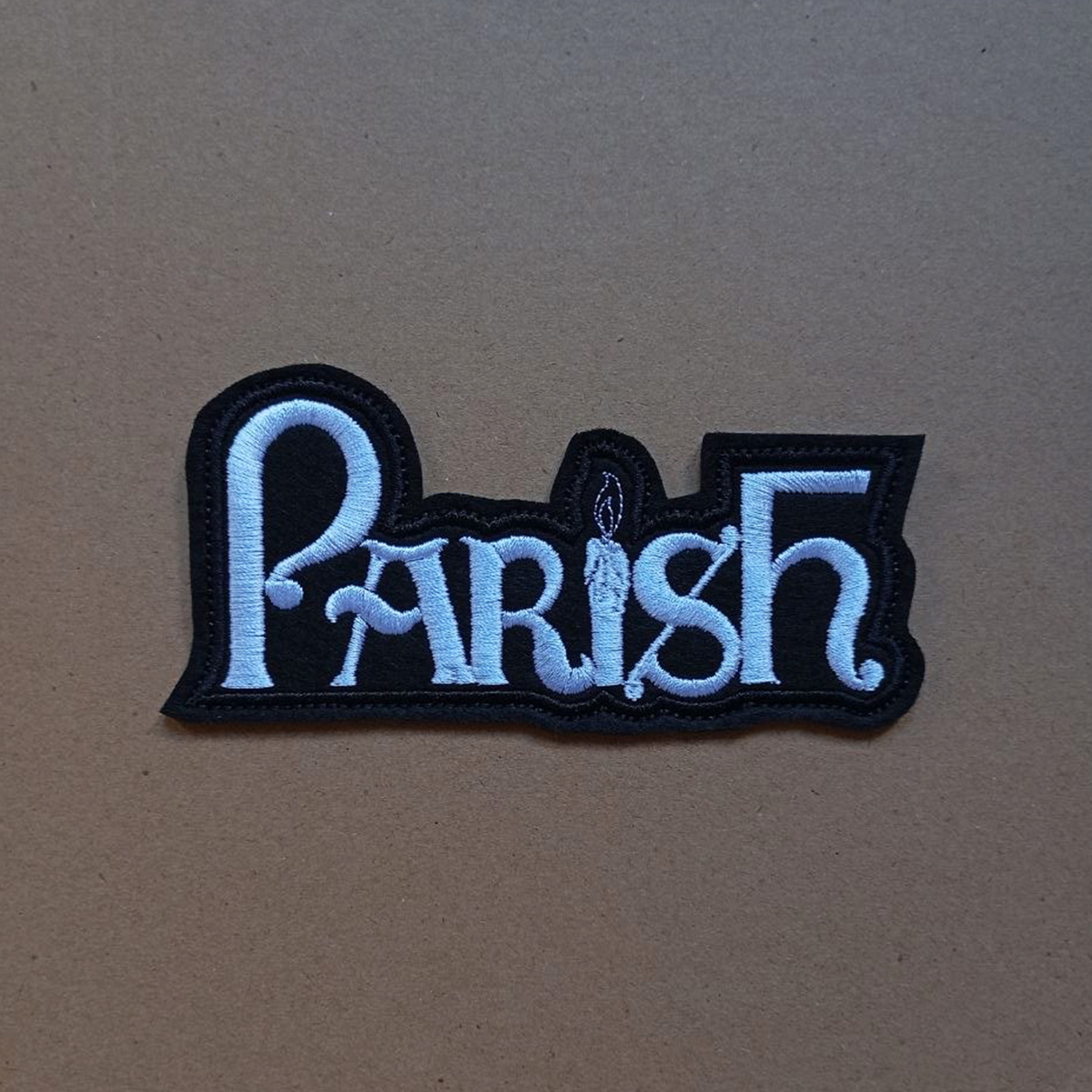Parish Heavy Doom Metal band embroidered patch