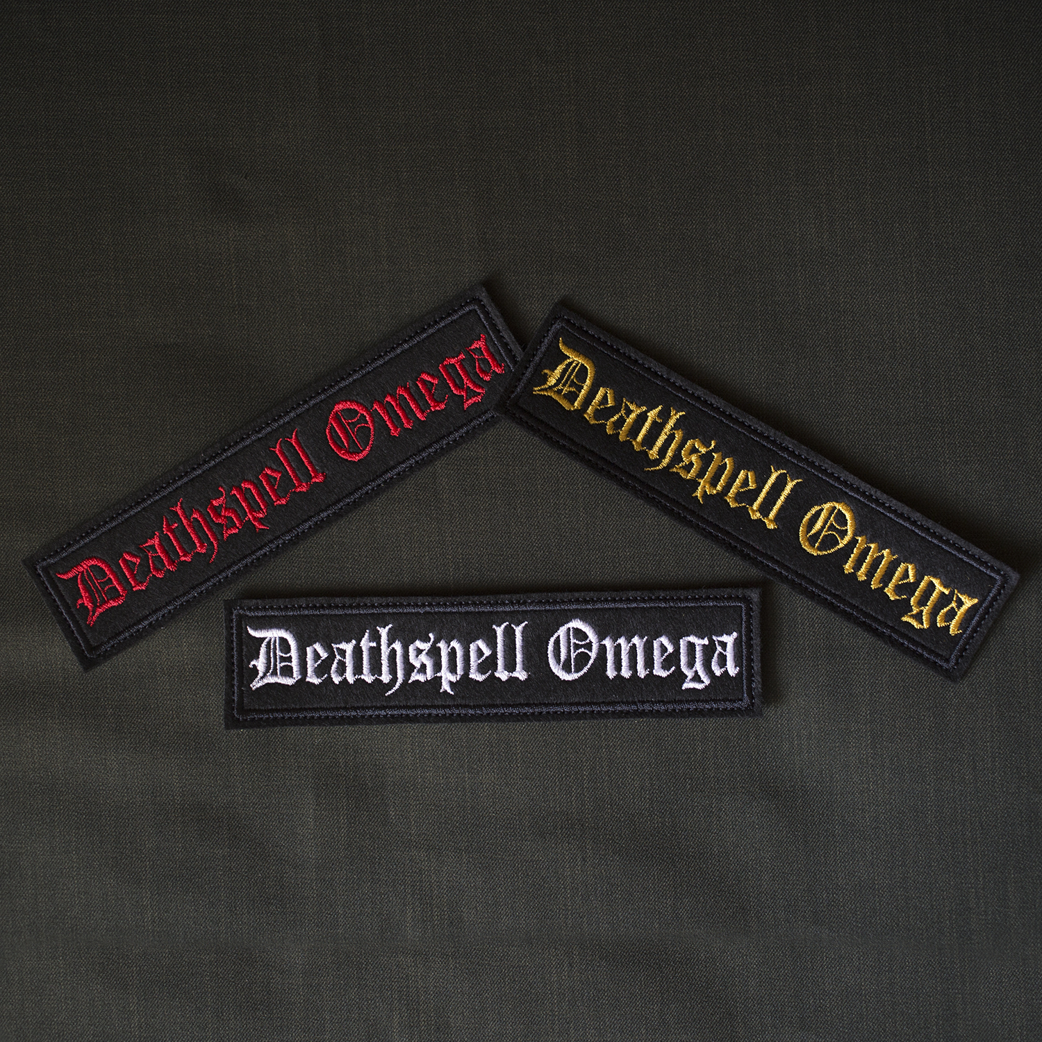 Order Deathspell Omega 	xt Black Metal band embroidered patch in