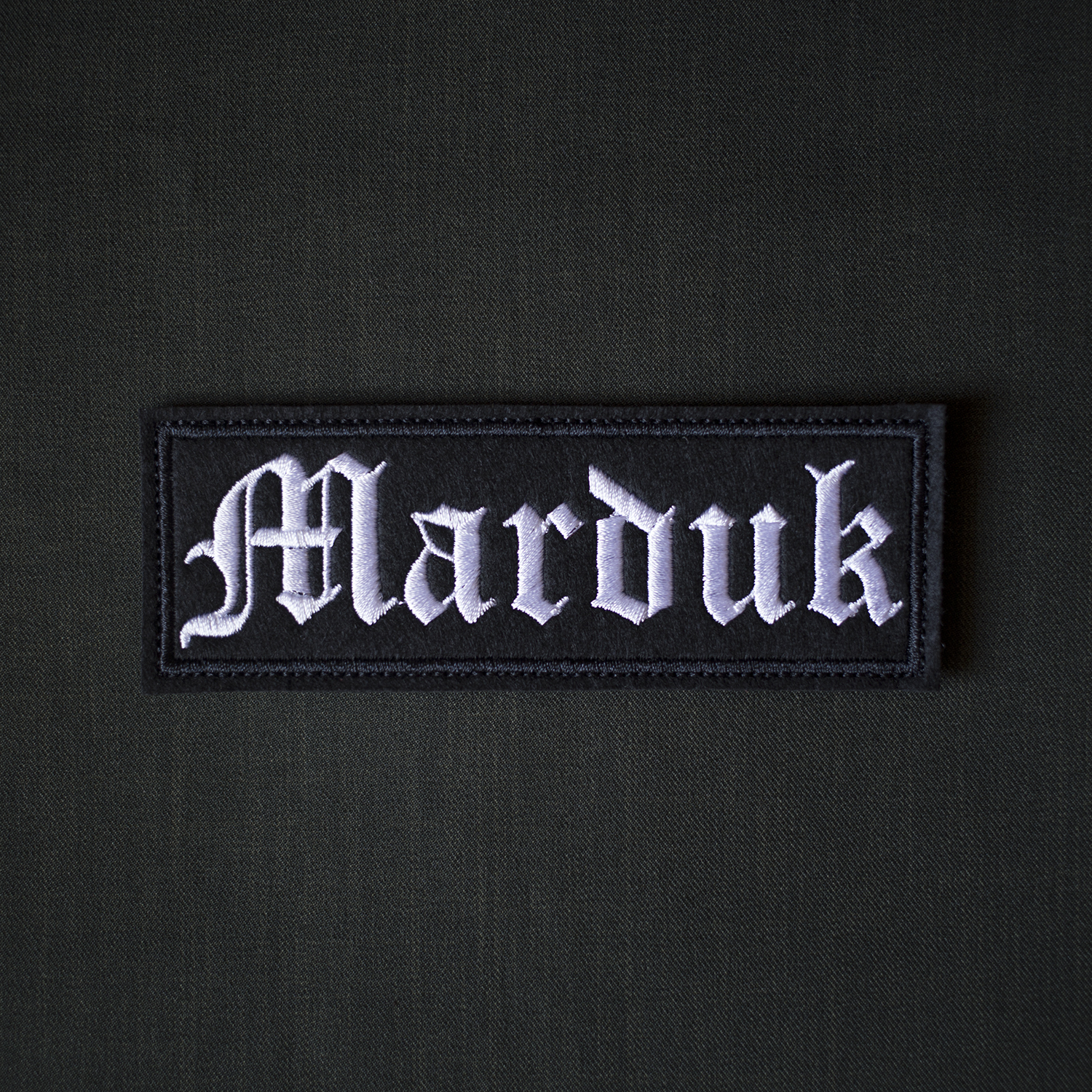 Marduk \txt\ Black Death Metal band embroidered patch