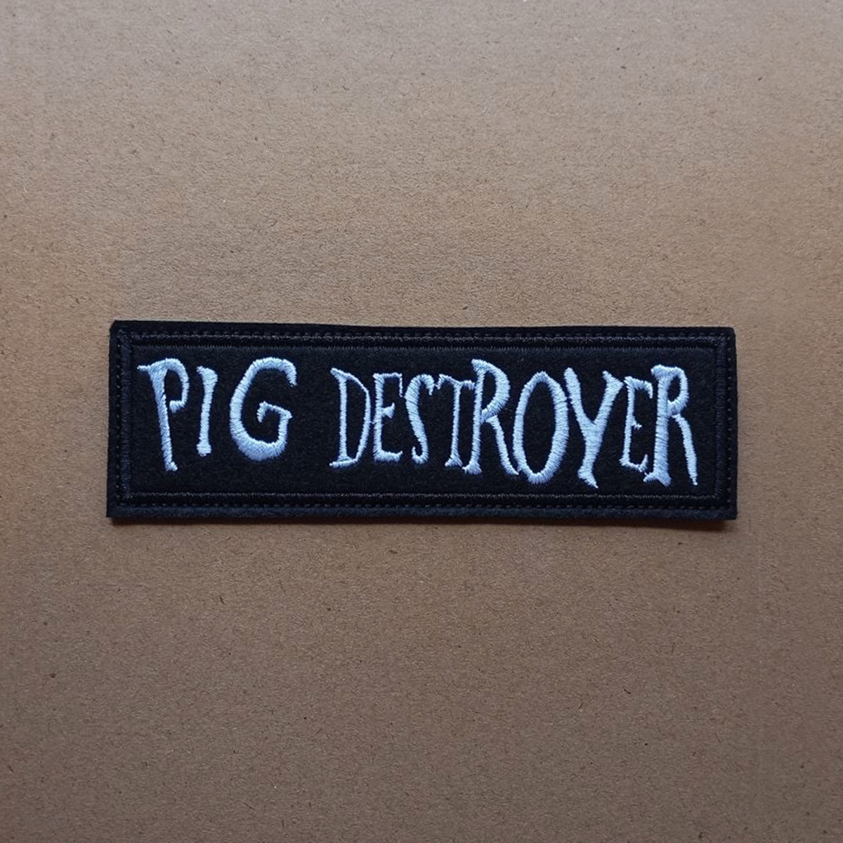 Pig Destroyer Grindcore band embroidered patch