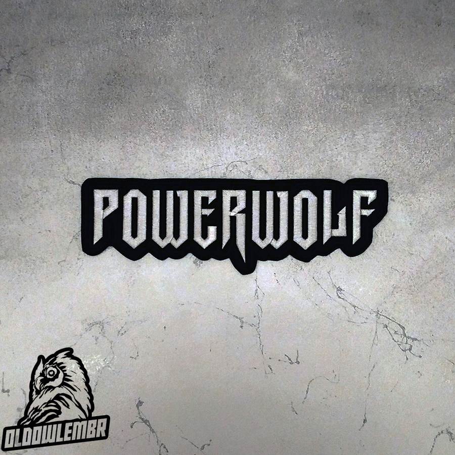 Powerwolf \txt\ Power Metal band embroidered back patch