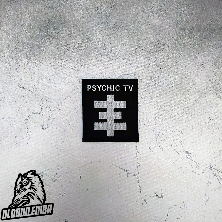 Psychic TV Industrial Psychedelic Rock band embroidered patch