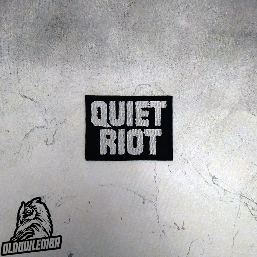 Quiet Riot Heavy Metal Glam Hard Rock band embroidered patch