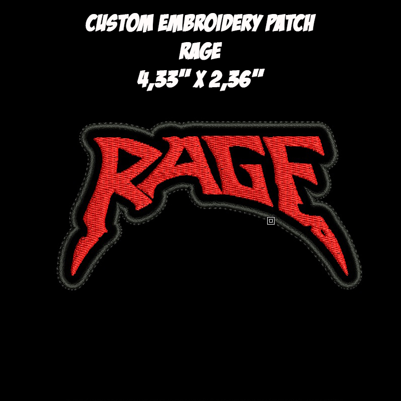 Rage Heavy Power Speed Metal band embroidered patch
