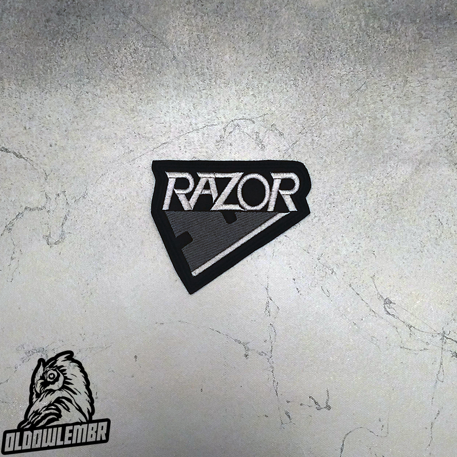 Razor Trash Speed Metal band embroidered patch