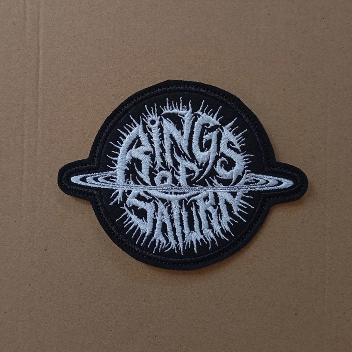 Rings of Saturn Technical Deathcore band embroidered patch
