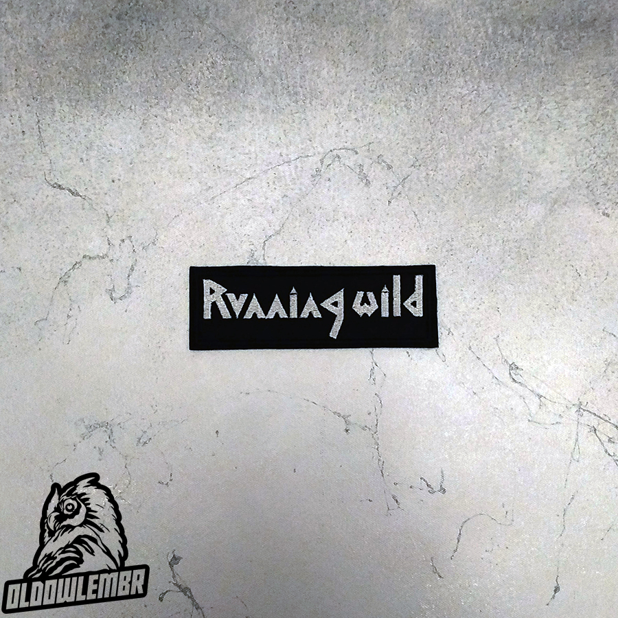 Running Wild \txt\ Heavy Power Metal band embroidered patch