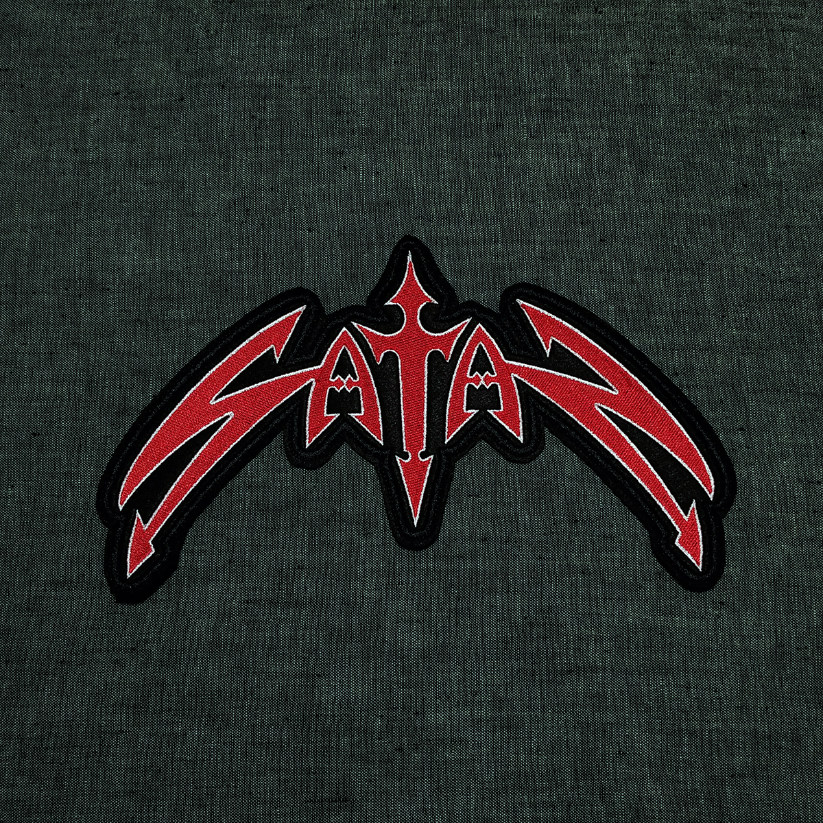Satan Heavy Metal band embroidered back patch