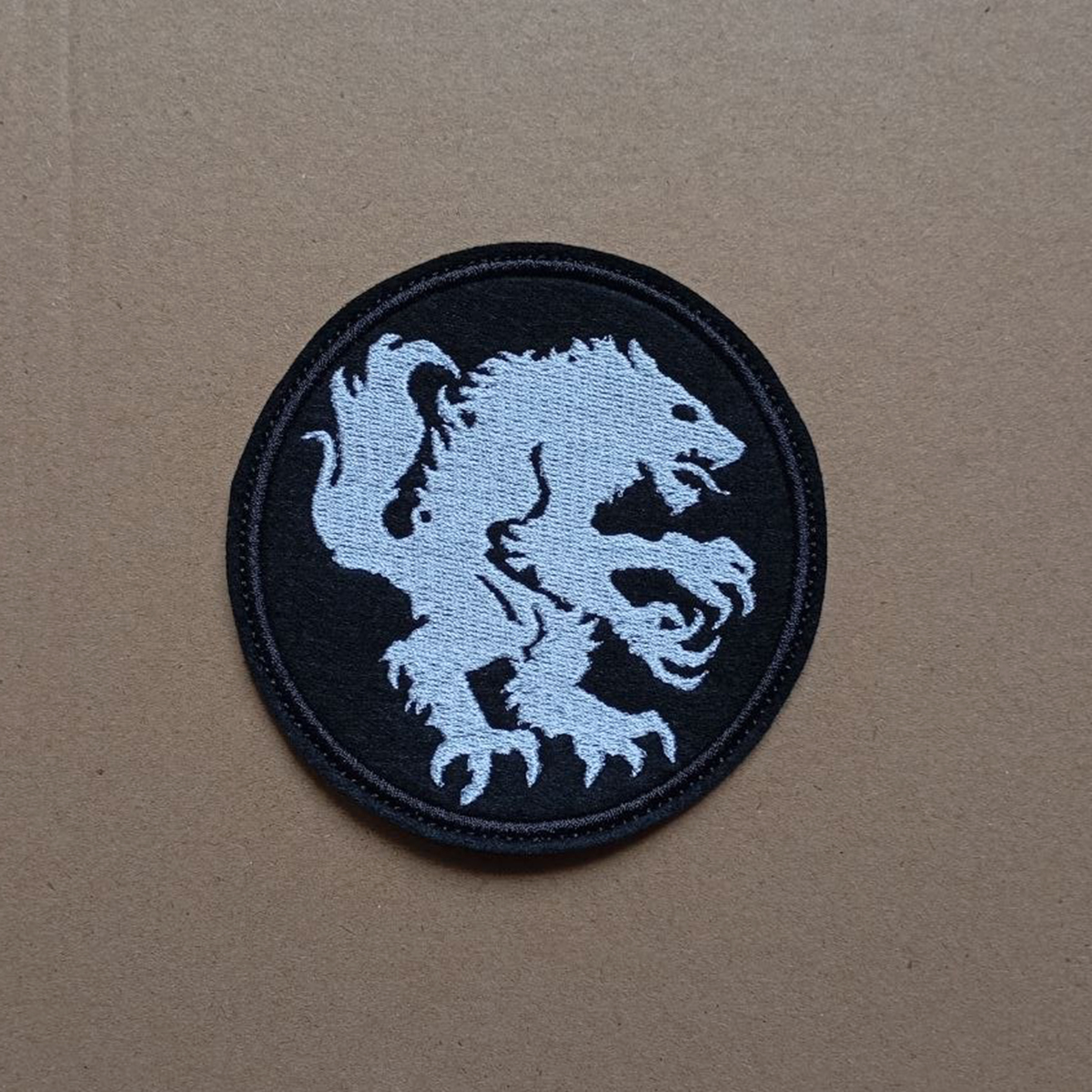 Satanic Warmaster \symbol Wolf\ Black Metal band embroidered patch