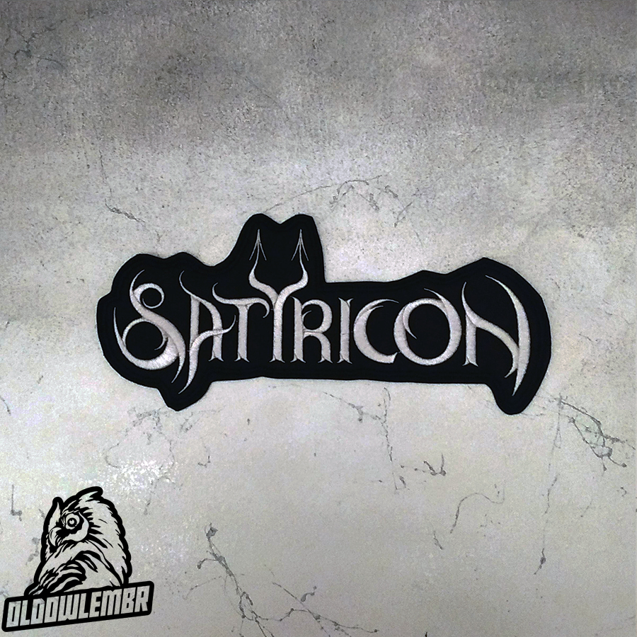 Satyricon Black Metal band embroidered back patch
