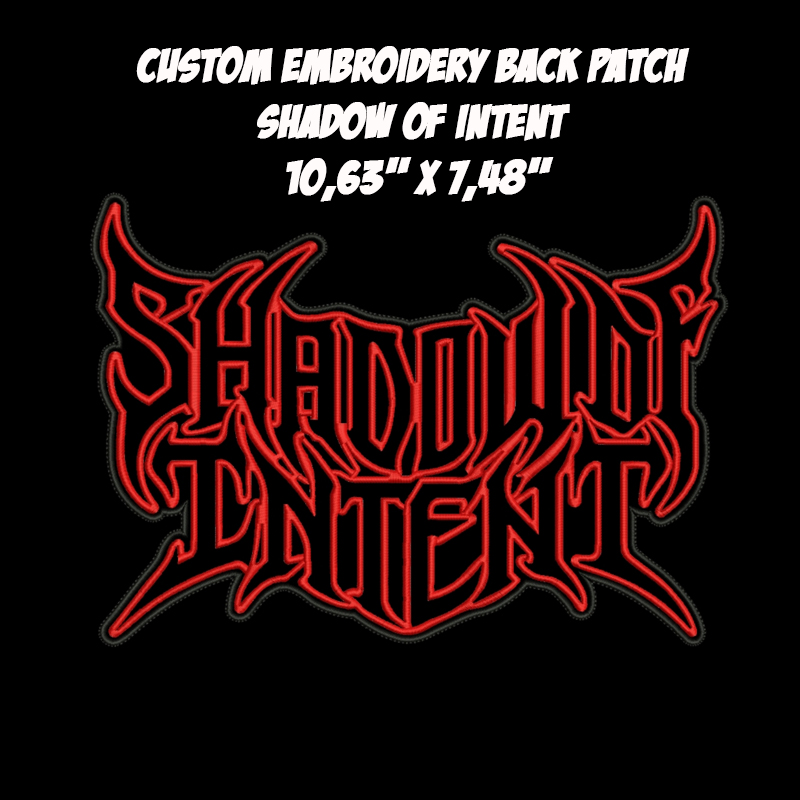 Shadow of Intent Deathcore Technical Death Metal band embroidered back patch