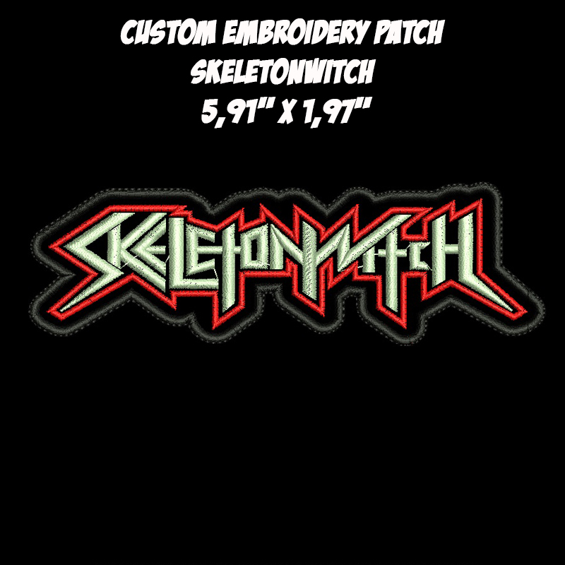 Skeletonwitch Melodic Death Thrash Metal band embroidered patch