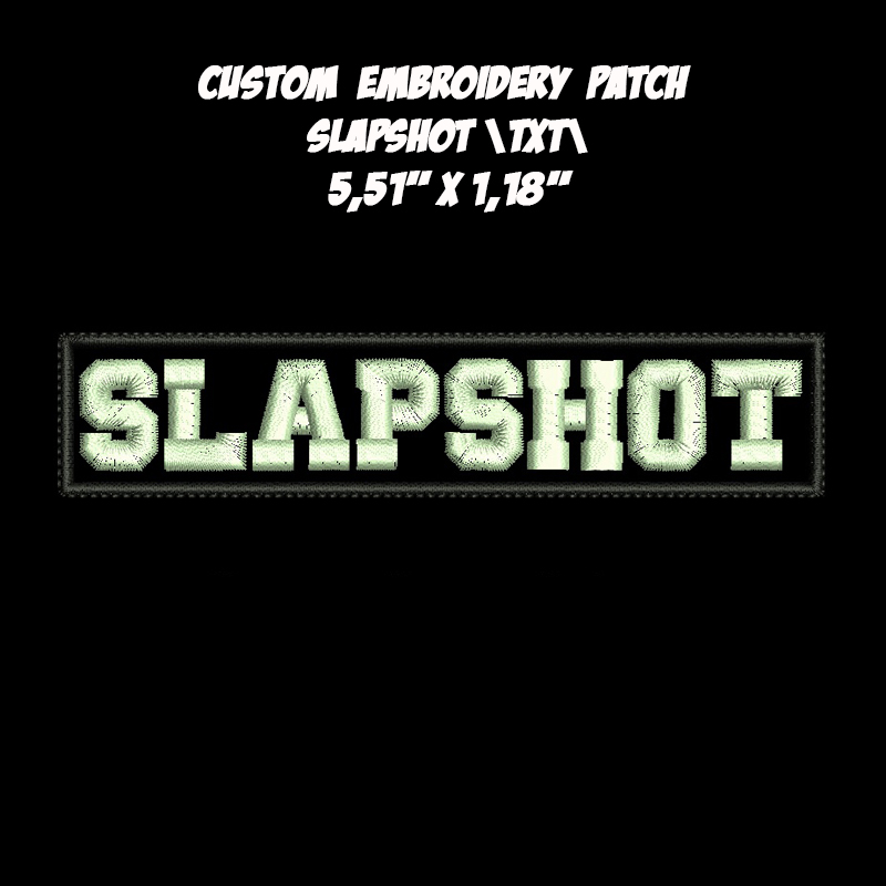 Slapshot \txt\ Hardcore Punk band embroidered patch