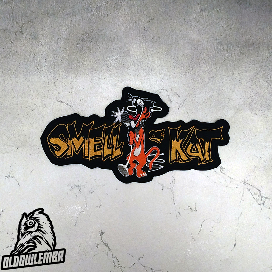Smell Of Kat Neo Psychobilly band embroidered back patch
