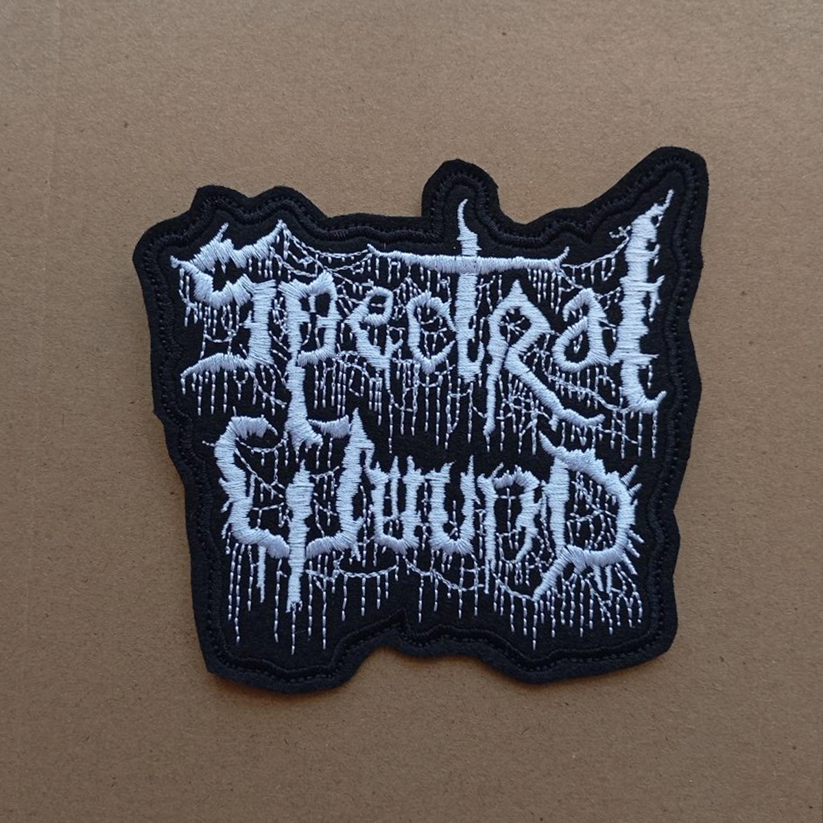 Spectral Wound Black Metal band embroidered patch