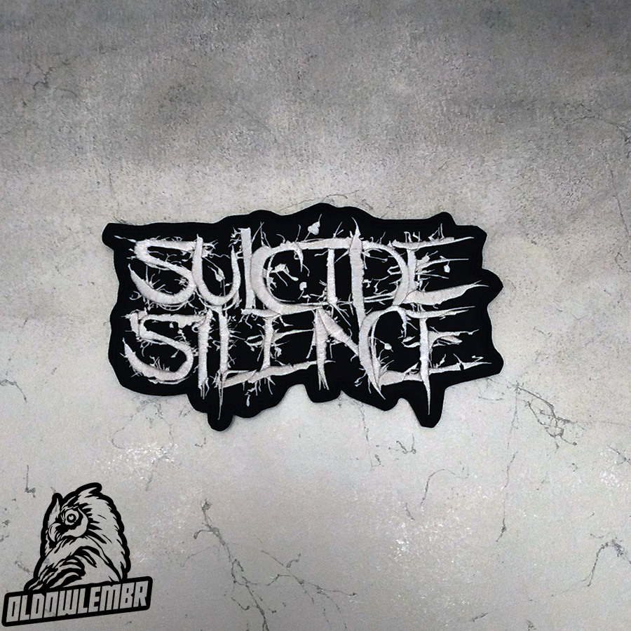 Suicide Silence Deathcore band embroidered back patch