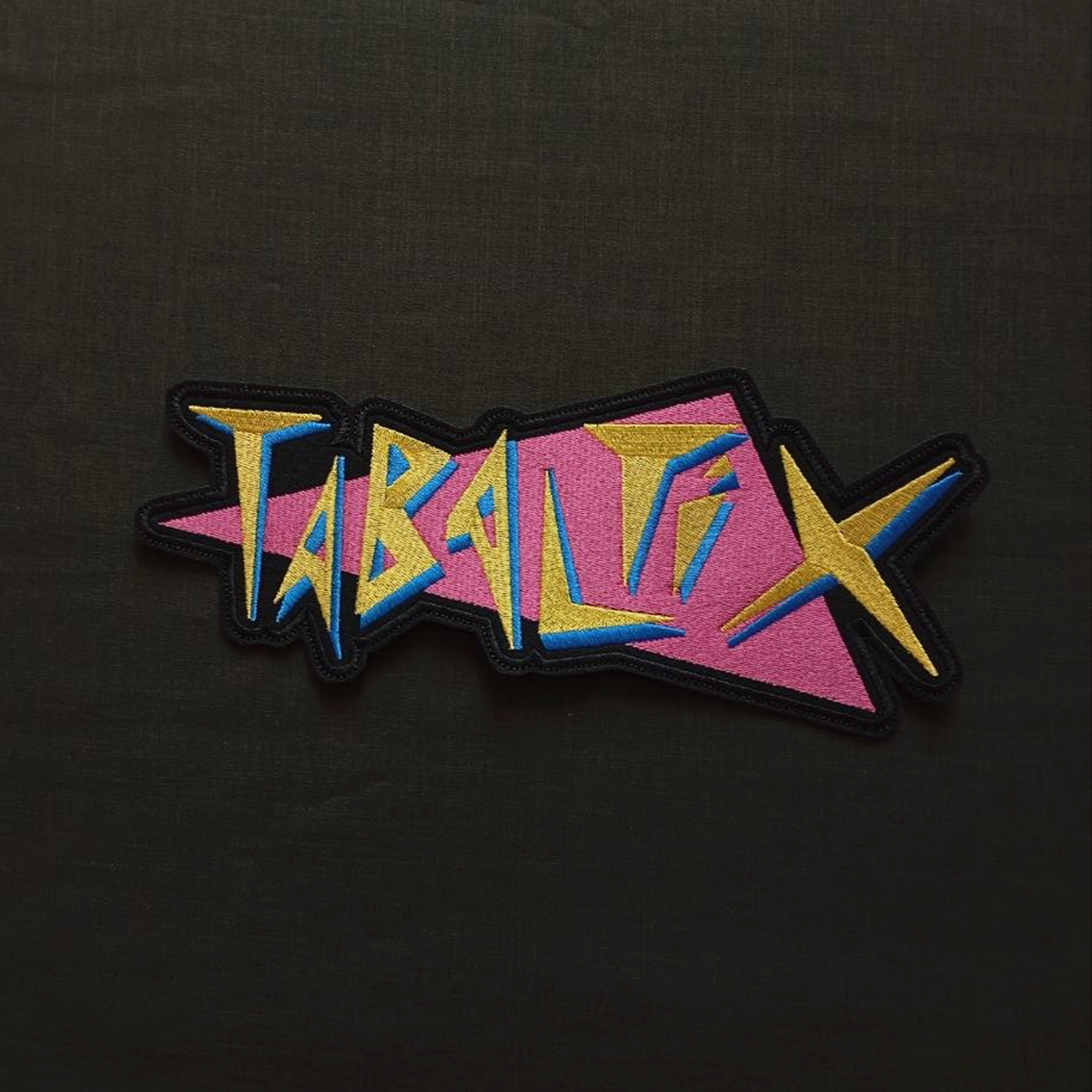 Tabaltix Psychobilly band embroidered back patch