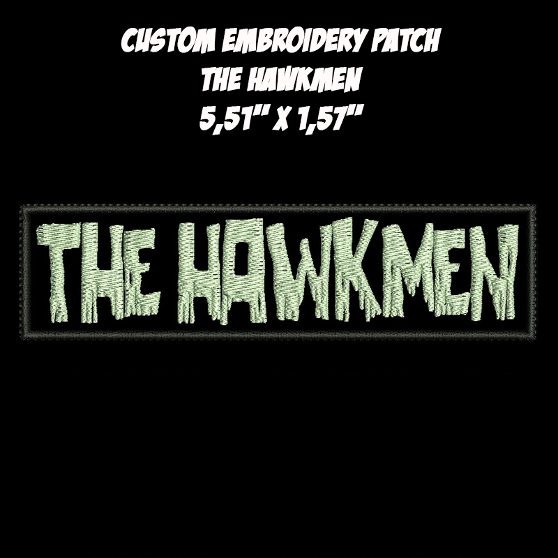 The Hawkmen Rockabilly Northern Soul Rhythm and Blues band embroidered patch