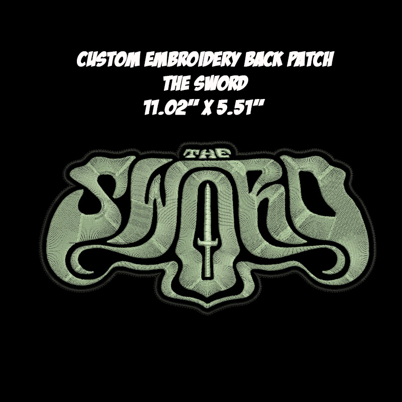 The Sword Stoner Doom Metal Hard Rock embroidered back patch