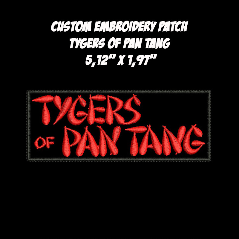 Tygers of Pan Tang Heavy Metal band embroidered patch