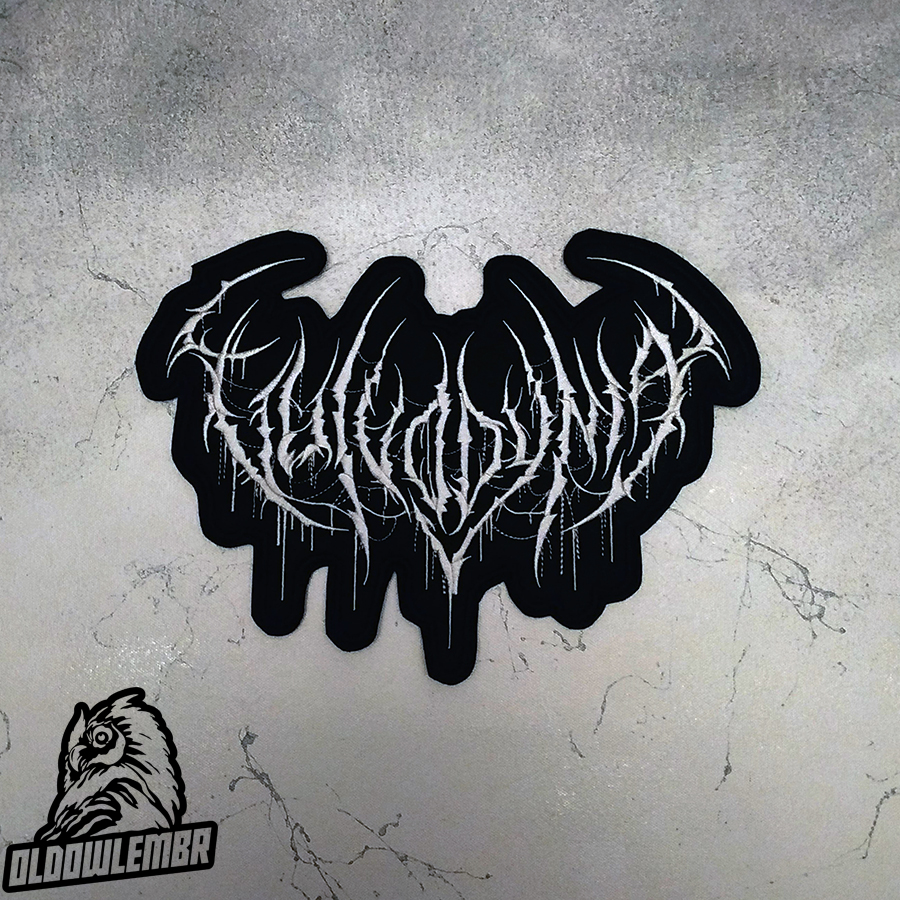 Vulvodynia Brutal Deathcore band embroidered back patch