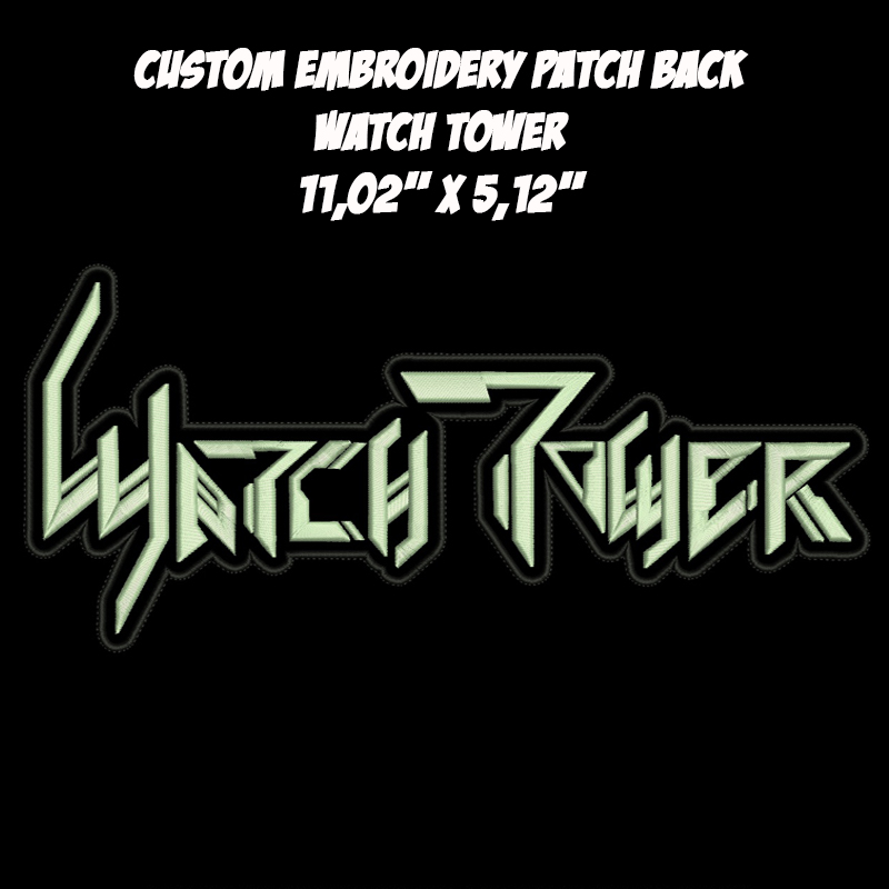 Watchtower Technical Thrash Speed Metal band embroidered back patch