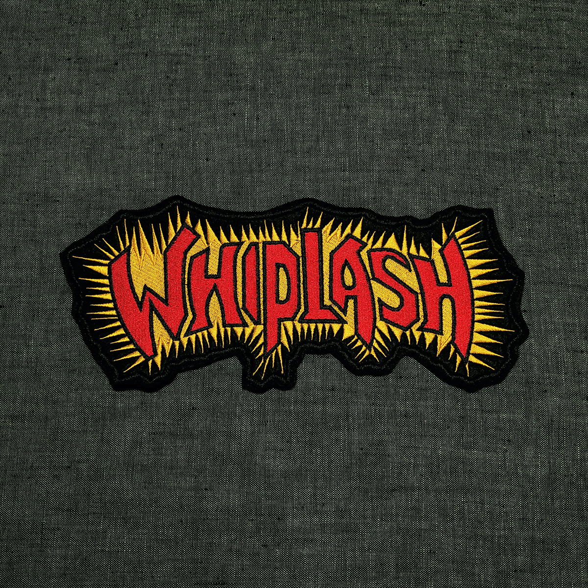 Whiplash Thrash Speed  Metal band embroidered back patch