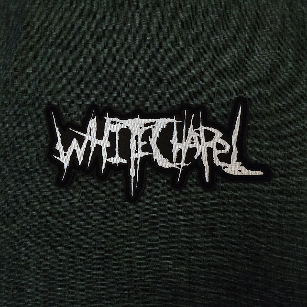 Whitechapel Deathcore band embroidered back patch