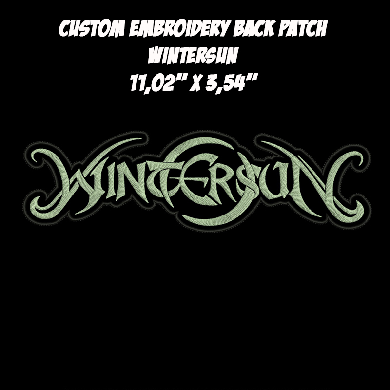 Wintersun Melodic Death Metal band embroidered back patch