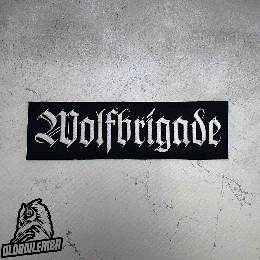 Wolfbrigade Crust Punk Hardcore Punk band embroidered back patch