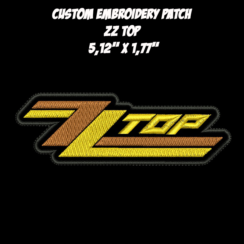 ZZ Top Hard Rock Blues Southern Rock band embroidered patch